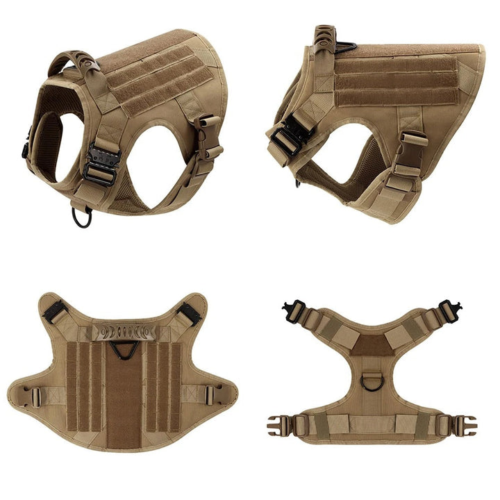 KrachtGrip Dog Harness – Adjustable Tactical Harness for Training &amp; Walks