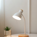 Flashlight-shaped swivel table lamp Macaron Metal 1-light night lamp for children's room