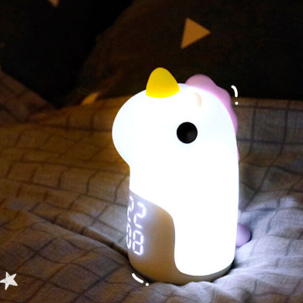 Unilora DreamLight Alarm Clock | Unicorn Design | Timer &amp; LED Night Light | Nursery Decor
