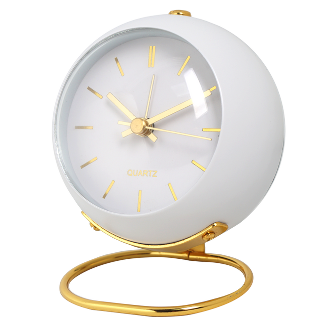 Minimalistic round table clock