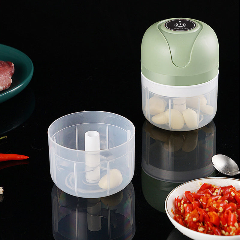 USB rechargeable electric garlic mill