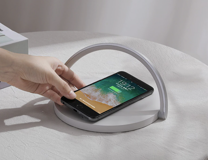 Bowlight Design™ - Stylish 3-in-1 Night Light with Qi Charger