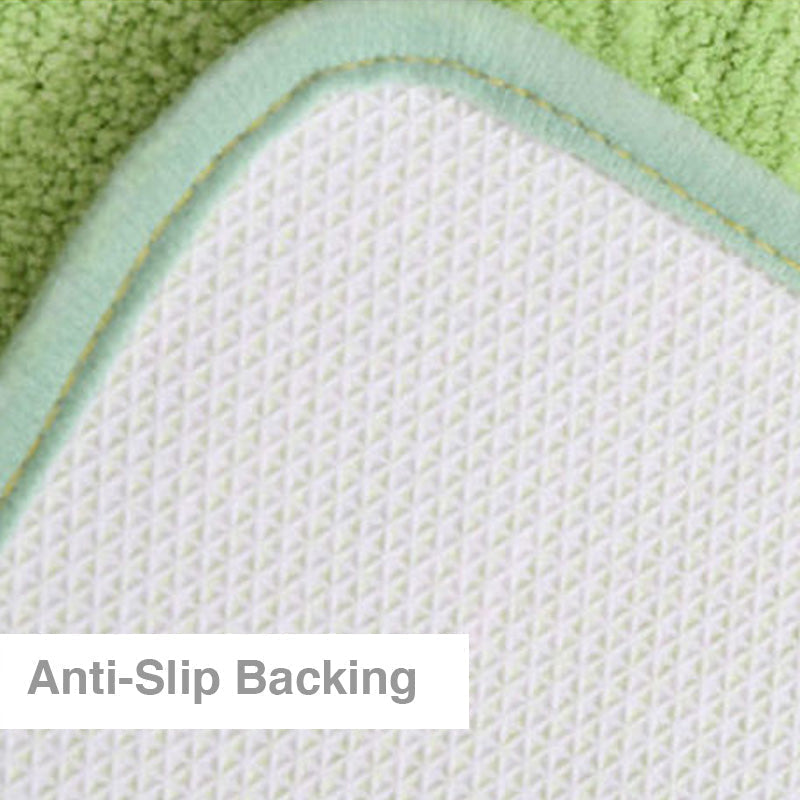 Feblilac Solid colour Tufted Bath Mat, Multiple Sizes Bath Mat, Pure Non-Slip Bath Mat