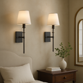 (2 Pieces) Wired Wall Lamp – Stylish Lamp Set for Lighting Above a Mirror or Bed