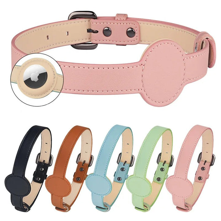Edouard Collar – Luxe Dog Collar with Airtag