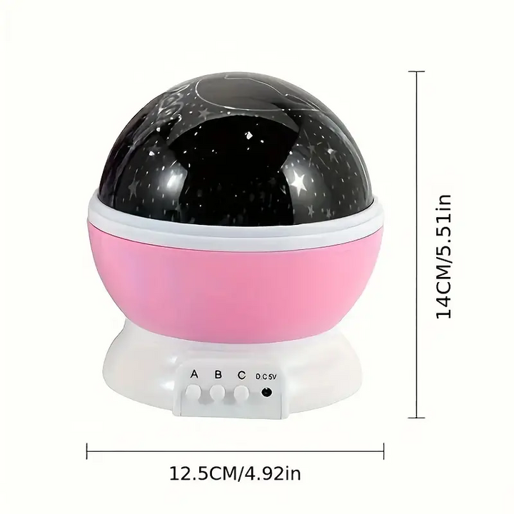 Soothing Night Light Ball with Star Projection