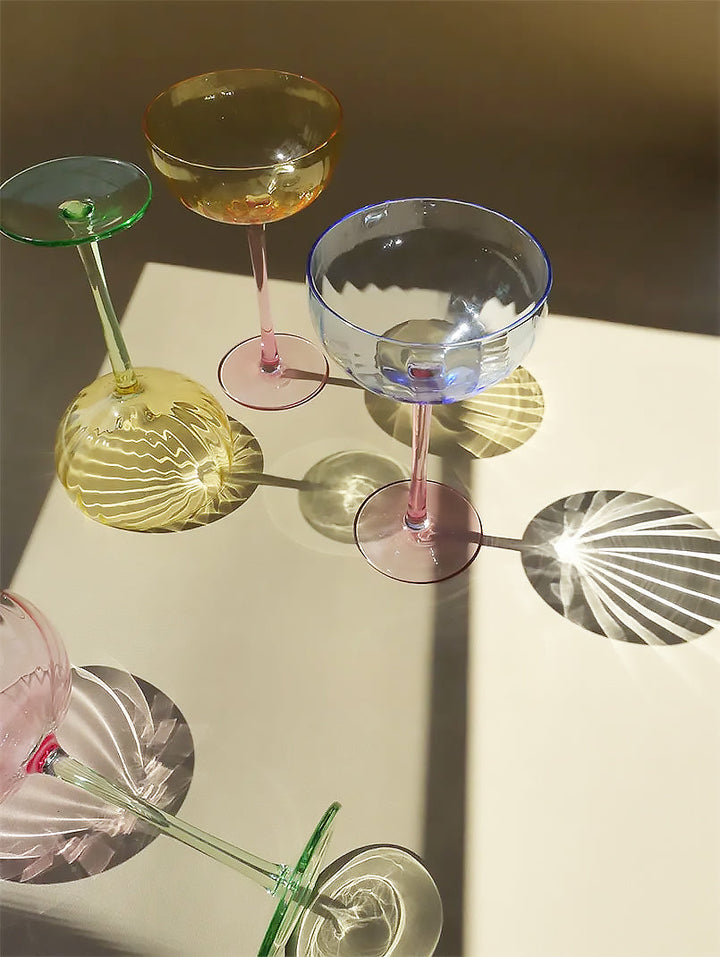 colored Pumpkin Glassware