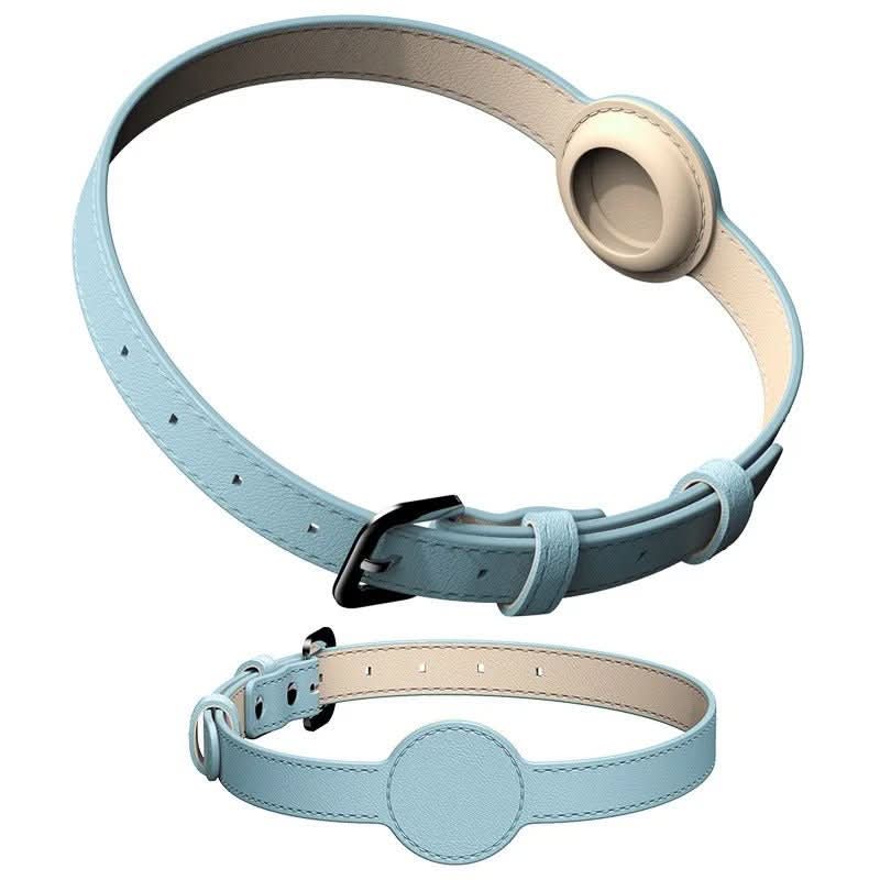 EDOUARD – Elegant dog collar with AirTag holder &amp; weatherproof design