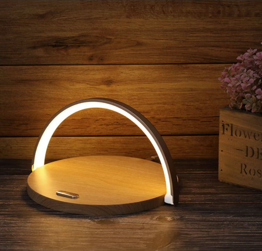 Bowlight Design 3-in-1 Night Light – Wireless Charger &amp; Lamp