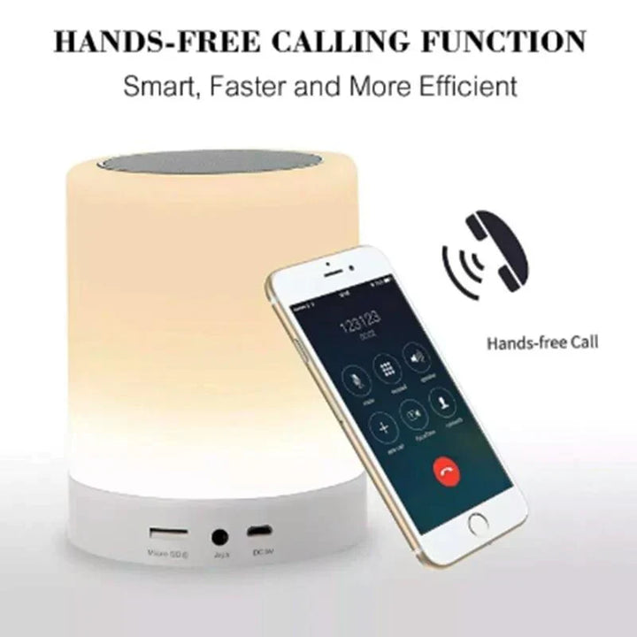 colorful LED Night Light Bluetooth Touchpad Wireless Speaker