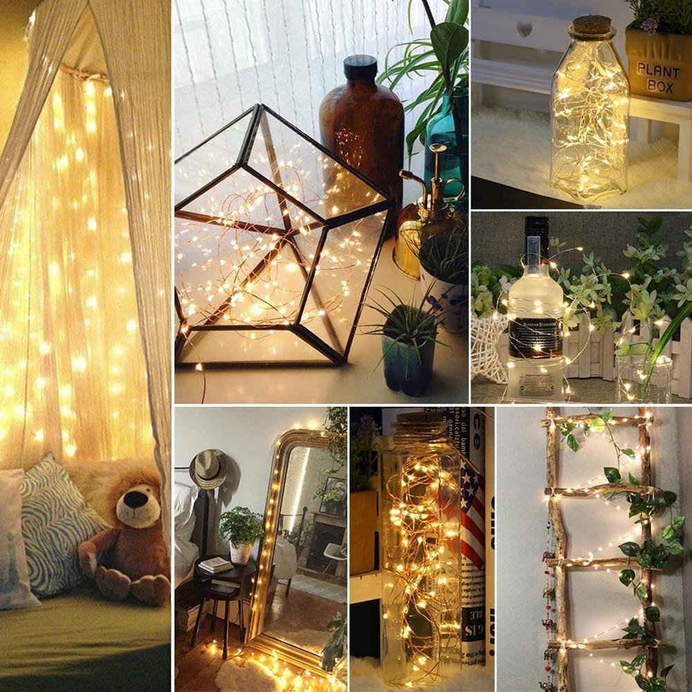 5 pieces LED bottle light night light made of cork gift decoration |