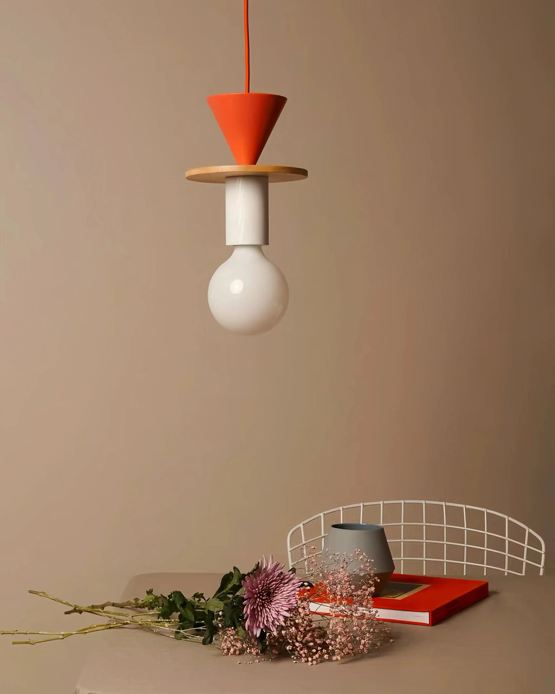 Chandelier in geometric shape
