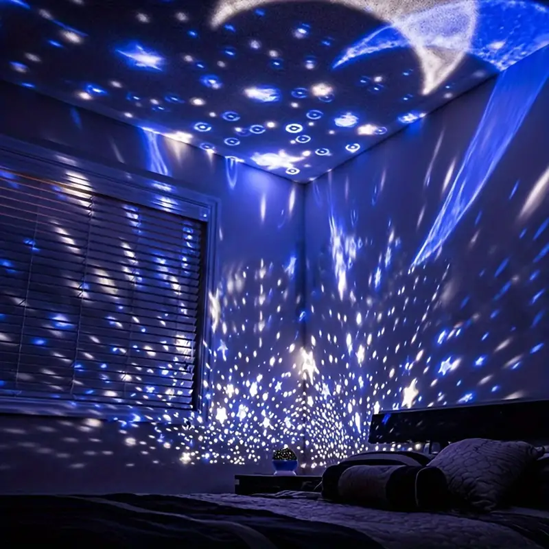 Starry Sky Night Light for Kids – Magical LED Projector with color Change