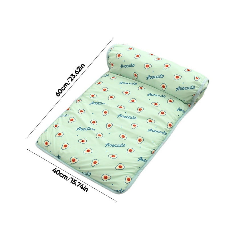 Pet Summer Cool Bed Ice Silk Cooling Mat for Dogs &amp; Cats |