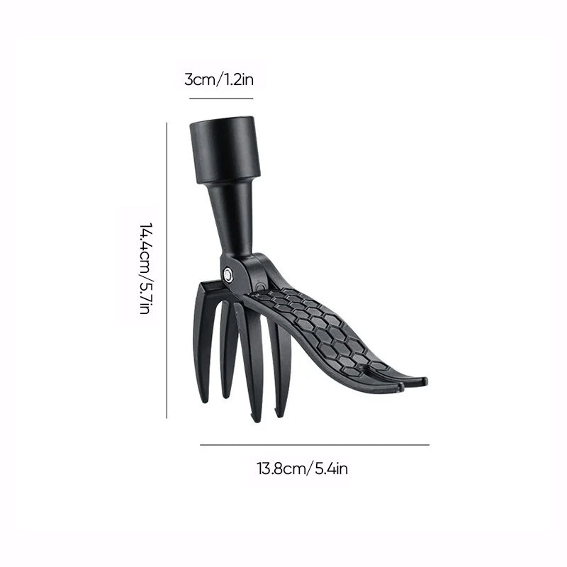 Stainless steel adjustable long handle removable weeder