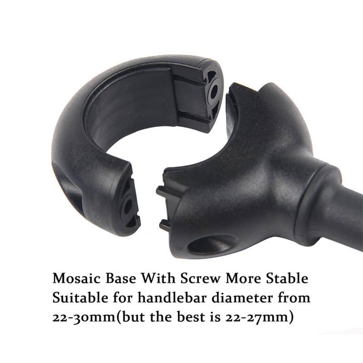 FlexiView bicycle mirror with long bracket |
