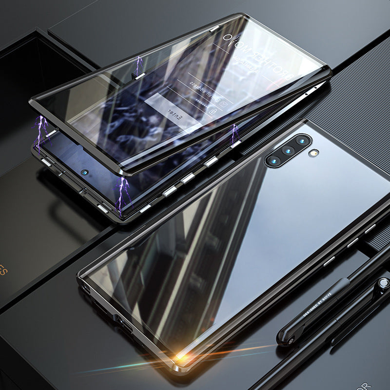 tempered glass double-sided phone case for Samsung