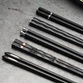 DineLux – Luxurious Chopstick Set with Refined Designs (5 Pairs)