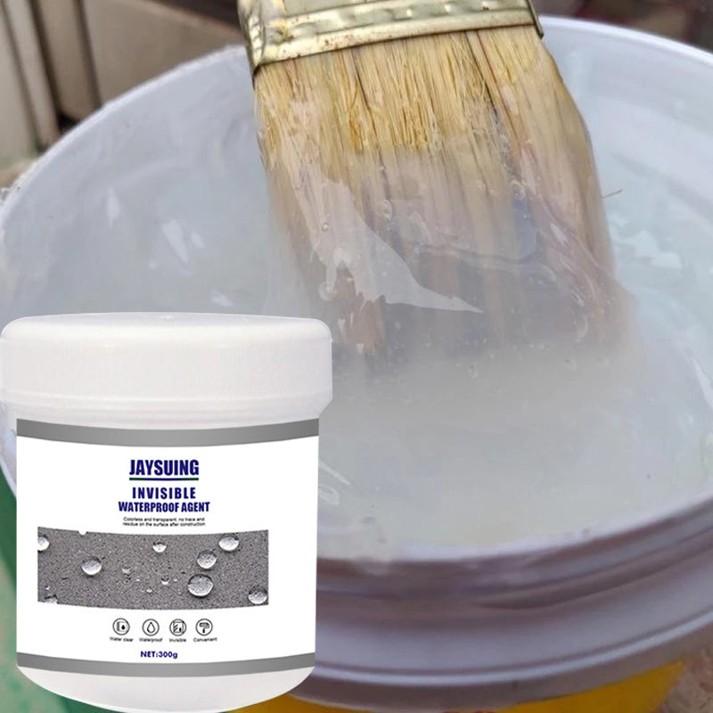 Transparent waterproof coating