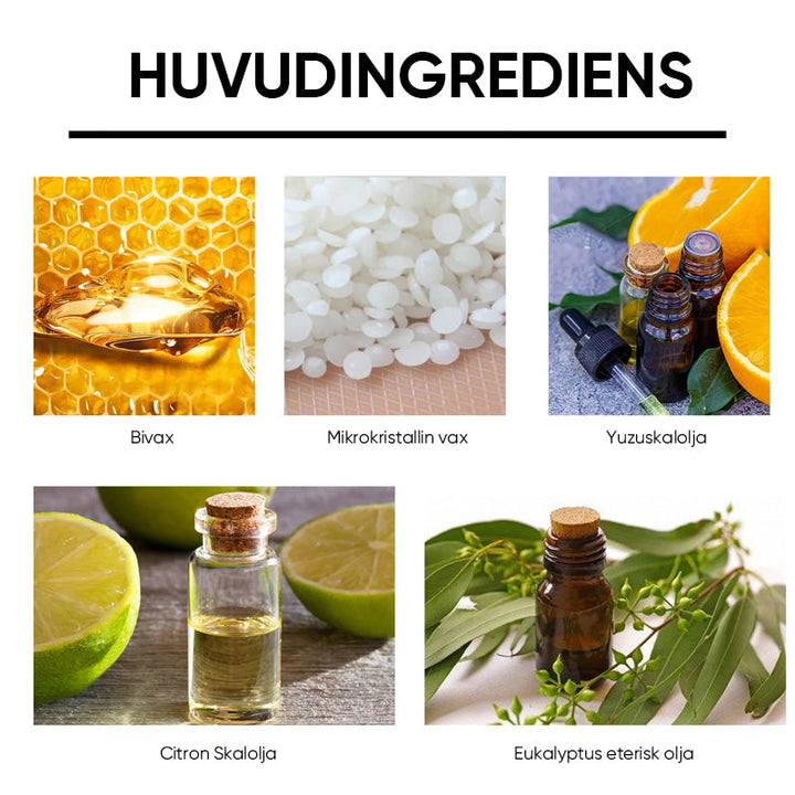 Natural micromolecular beeswax spray