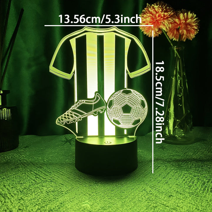 SportGlow Lamp - 3D LED Night Light for Football Fans
