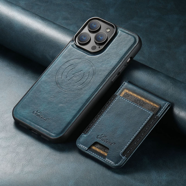 Shockproof Leather Phone Case with Card Holder