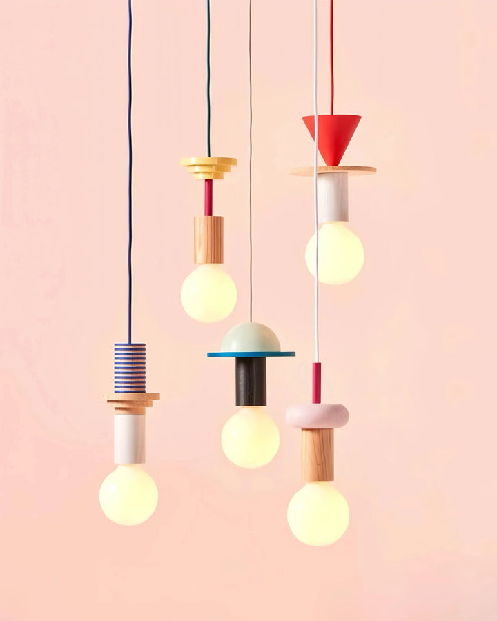 Chandelier in geometric shape