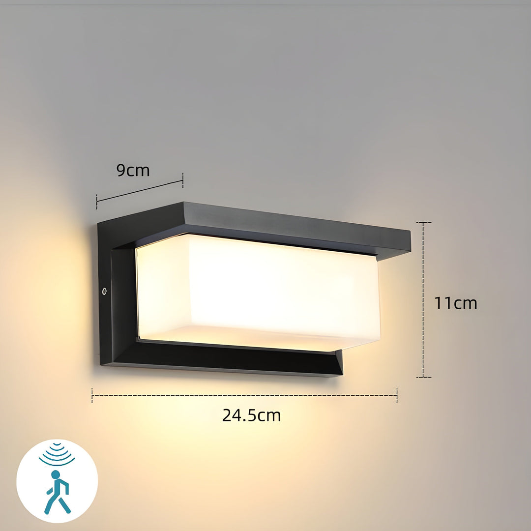 LED Outdoor Motion Sensor Waterproof Wall Lamp