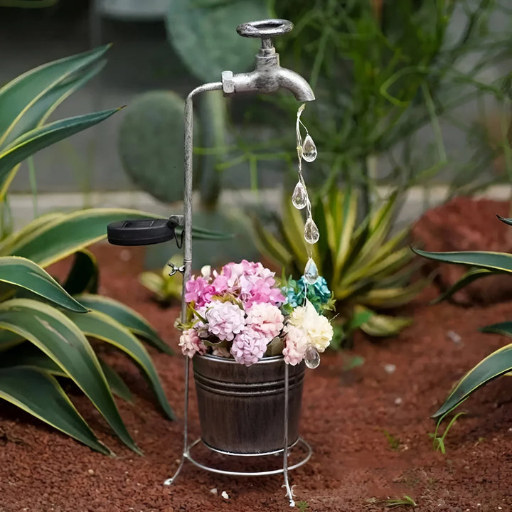 LumiTap – Sun-Powered Outdoor Garden Light