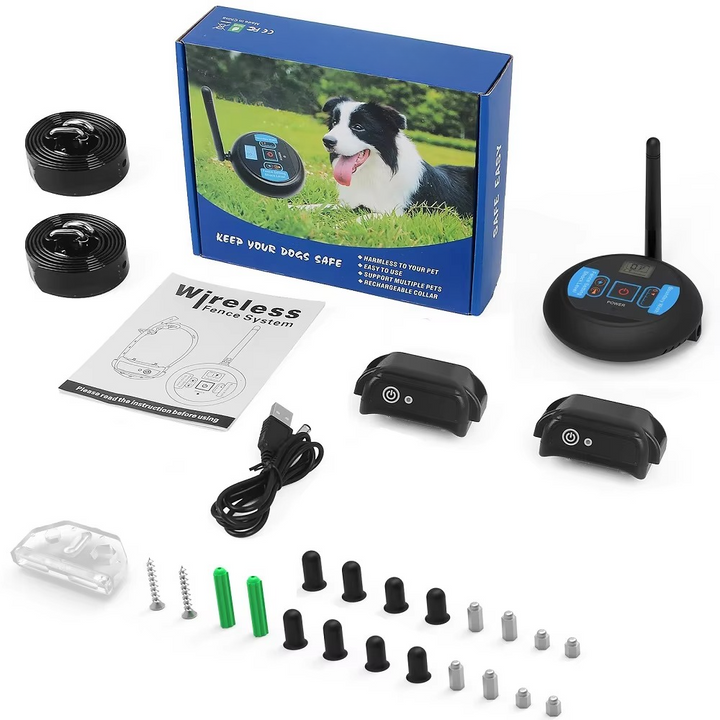 Ultimate Safety 1,574.8 feet Wireless Dog Fence System with Rechargeable, Waterproof Collar