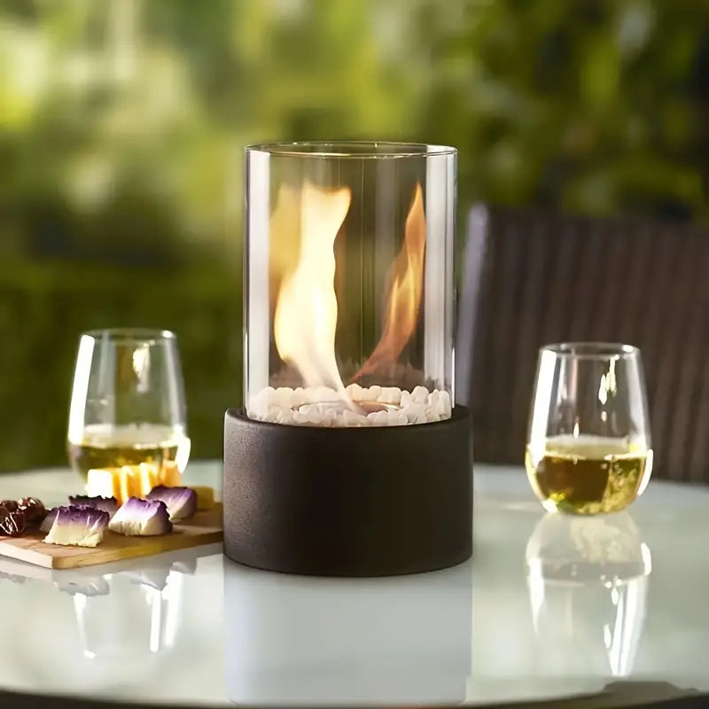 Portable fire bowl for a cozy atmosphere | Elegant &amp; modern table fire bowl - Shakti