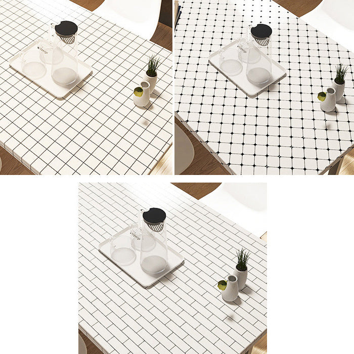 White Peel &amp; Stick Tile Mirror Plastic Grid Wallpaper for Kitchen and Bathroom