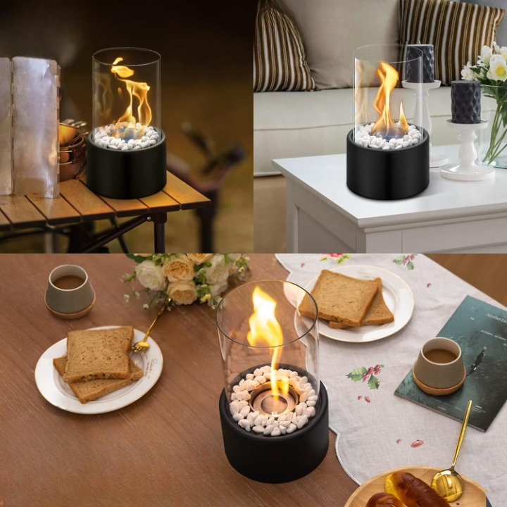 Portable fire bowl for a cozy atmosphere | Elegant &amp; modern table fire bowl - Shakti