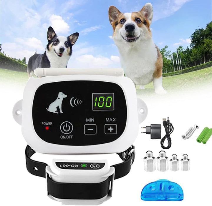 Wireless Dog Fence Collar System | Waterproof, Rechargeable &amp; Ideal for Home Training and Outdoor Adventures