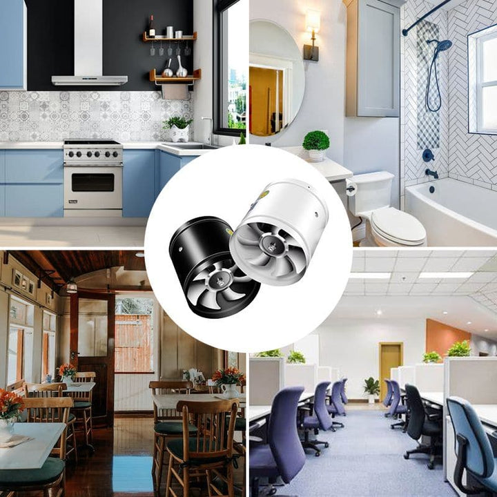 Powerful, quiet exhaust fan – Improve air quality at home and in the office