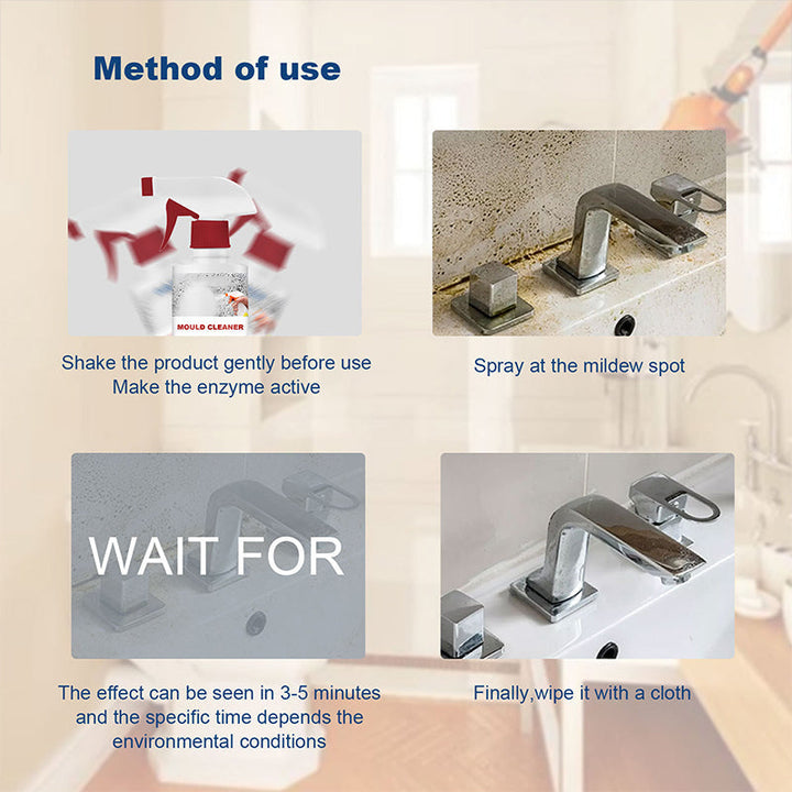 Mold Cleaner Foam Mold Deodorant Decontamination Fast-Acting Spray