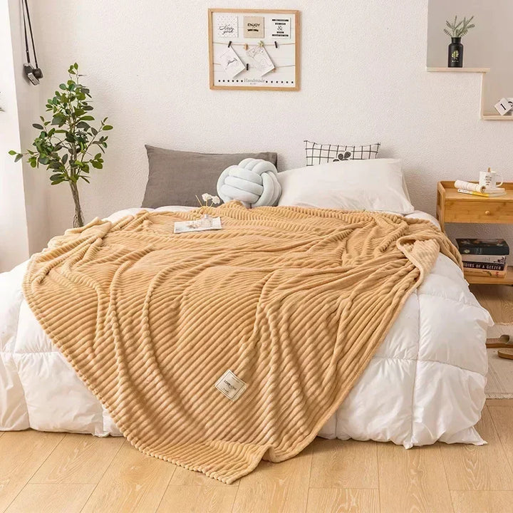 Thick Flannel Autumn Blanket - WarmHaven