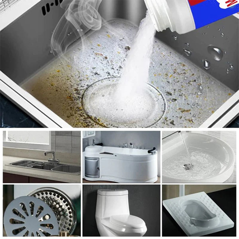 Toilet clogging deodorant, powerful pipe cleaner