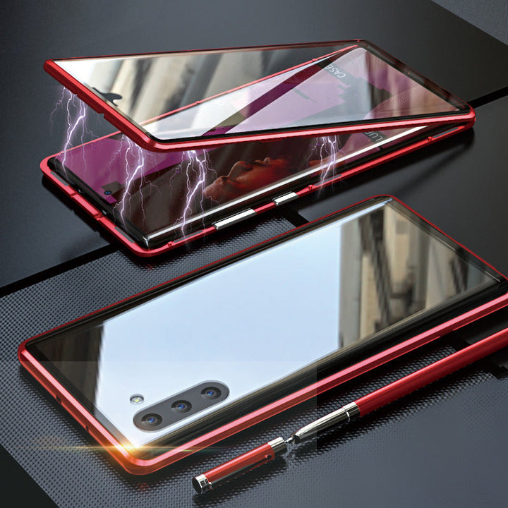 Magnetic Tempered Glass Dual-Sided Phone Case for Samsung
