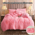 Ultra Soft Plush Duvet Cover Set with Zipper - Luxury & Comfort