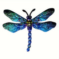 1/2 piece vibrant dragonfly wall art made of metal – artistic outdoor decoration for gardens, homes, and events – durable, versatile, and eye-catching – a perfect gift idea for any occasion