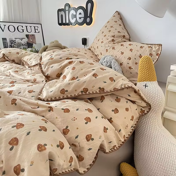 Mushroom Bed Linen Set