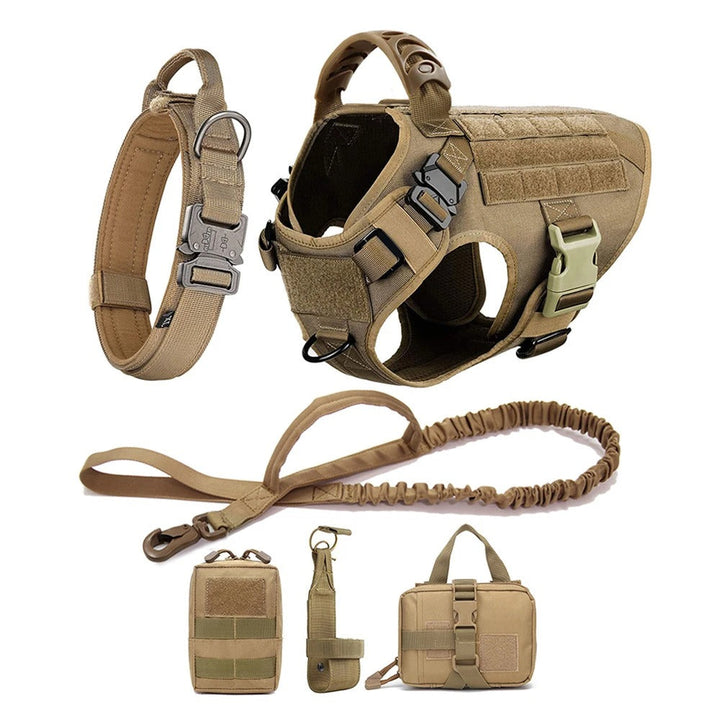 KrachtGrip Dog Harness – Adjustable Tactical Harness for Training &amp; Walks