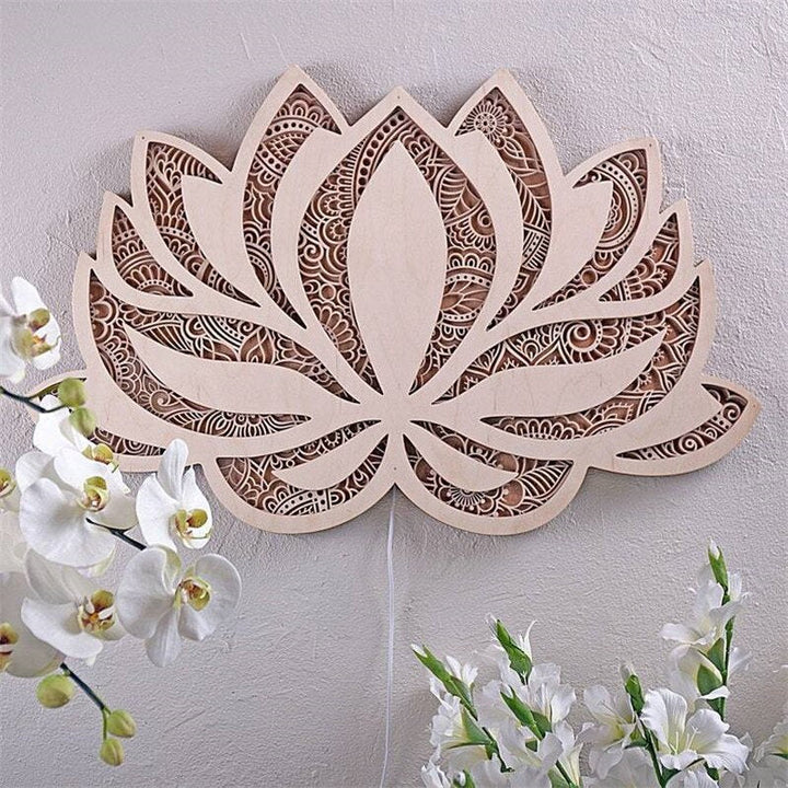 Spiritual Lotus Wall Lamp