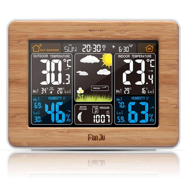 Weather Control Rectangle color Display Smart Watch