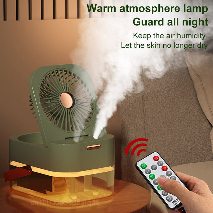 Portable Spray Fan With Night Light |