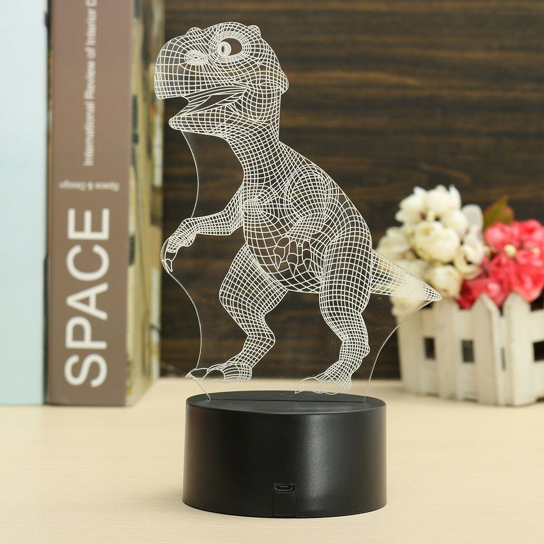 Dinosaur Night light - 3D Dinosaur Light - T Rex Night Light
