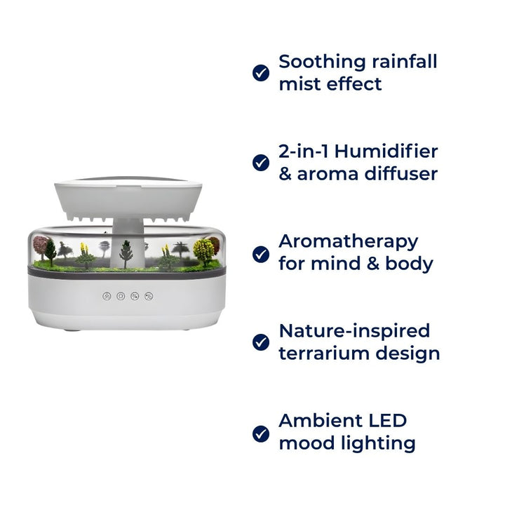 Dry-Air Relief – Quiet LED Night Light – Soothe Skin &amp; Breathing – Calm Relaxing Sleep for Home &amp; Bedroom