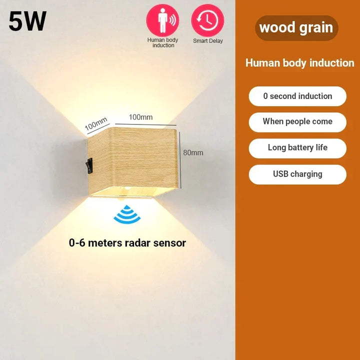 The luxurious and wireless wall lamp!