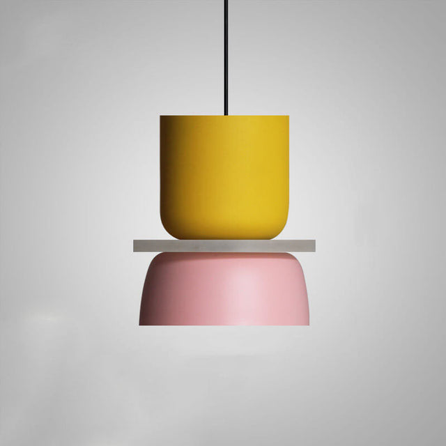 Nordic colorful Macaron 1-Light LED Pendant Light